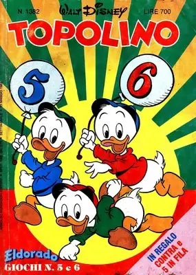 Copertina di TOPOLINO · 1382 — Topolino n. 1382