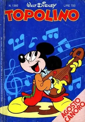 Copertina di TOPOLINO · 1392 — Topolino n. 1392
