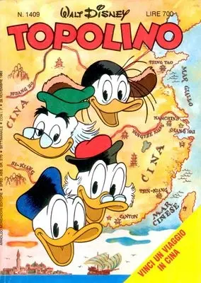 Copertina di TOPOLINO · 1409 — Topolino n. 1409