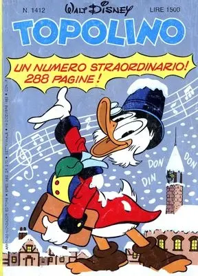 Copertina di TOPOLINO · 1412 — Topolino n. 1412