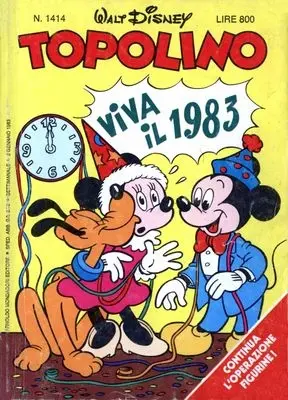 Copertina di TOPOLINO · 1414 — Topolino n. 1414