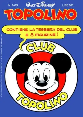 Copertina di TOPOLINO · 1419 — Topolino n. 1419