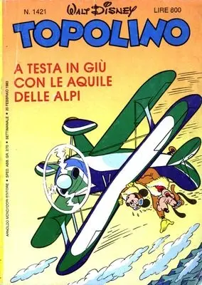 Copertina di TOPOLINO · 1421 — Topolino n. 1421