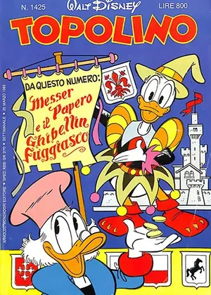 Copertina di TOPOLINO · 1425 — Topolino n. 1425
