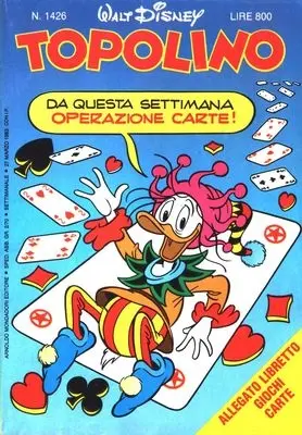 Copertina di TOPOLINO · 1426 — Topolino n. 1426