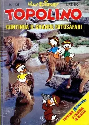 Copertina di TOPOLINO · 1436 — Topolino n. 1436