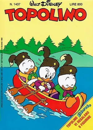 Copertina di TOPOLINO · 1437 — Topolino n. 1437