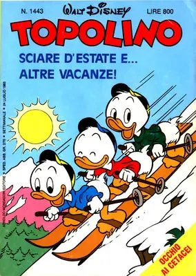 Copertina di TOPOLINO · 1443 — Topolino n. 1443