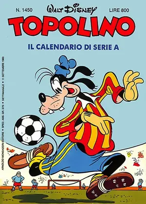 Copertina di TOPOLINO · 1450 — Topolino n. 1450