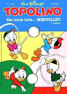 Copertina di TOPOLINO · 1456 — Topolino n. 1456