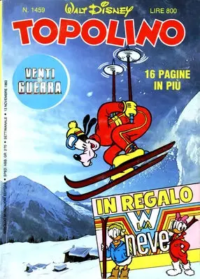 Copertina di TOPOLINO · 1459 — Topolino n. 1459