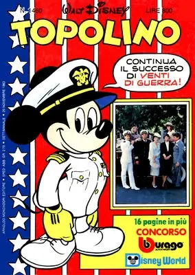Copertina di TOPOLINO · 1460 — Topolino n. 1460