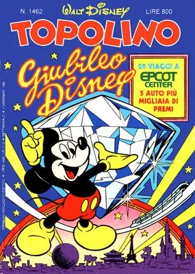 Copertina di TOPOLINO · 1462 — Topolino n. 1462