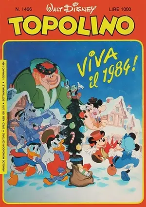 Copertina di TOPOLINO · 1466 — Topolino n. 1466