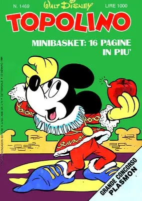 Copertina di TOPOLINO · 1469 — Topolino n. 1469