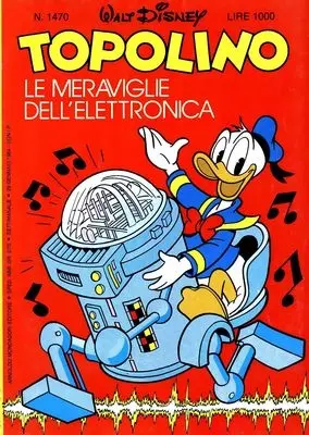 Copertina di TOPOLINO · 1470 — Topolino n. 1470