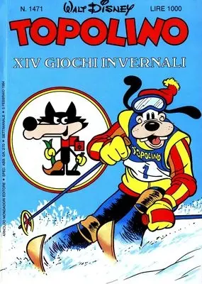 Copertina di TOPOLINO · 1471 — Topolino n. 1471
