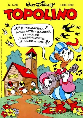 Copertina di TOPOLINO · 1478 — Topolino n. 1478