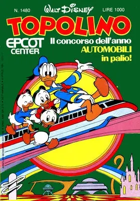 Copertina di TOPOLINO · 1480 — Topolino n. 1480