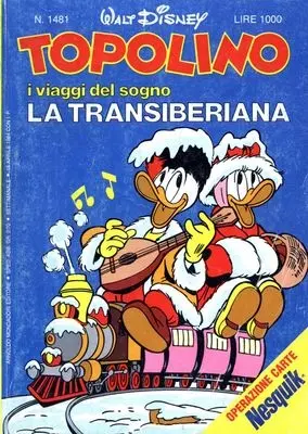 Copertina di TOPOLINO · 1481 — Topolino n. 1481