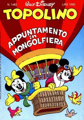 Copertina di TOPOLINO · 1483 — Topolino n. 1483