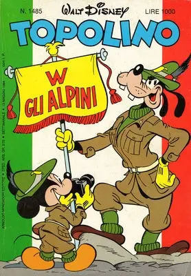 Copertina di TOPOLINO · 1485 — Topolino n. 1485