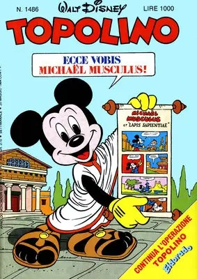 Copertina di TOPOLINO · 1486 — Topolino n. 1486