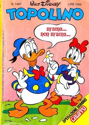 Copertina di TOPOLINO · 1487 — Topolino n. 1487
