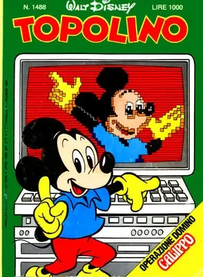 Copertina di TOPOLINO · 1488 — Topolino n. 1488