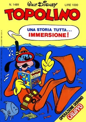 Copertina di TOPOLINO · 1489 — Topolino n. 1489