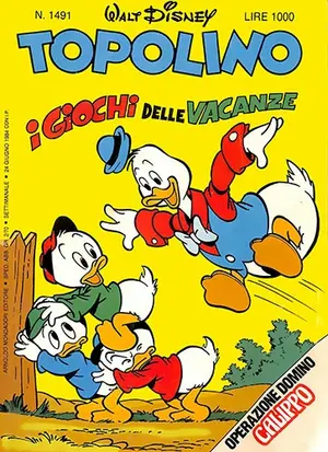 Copertina di TOPOLINO · 1491 — Topolino n. 1491