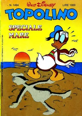 Copertina di TOPOLINO · 1494 — Topolino n. 1494
