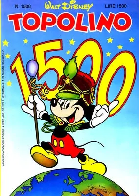 Copertina di TOPOLINO · 1500 — Topolino n. 1500
