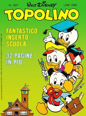 Copertina di TOPOLINO · 1501 — Topolino n. 1501
