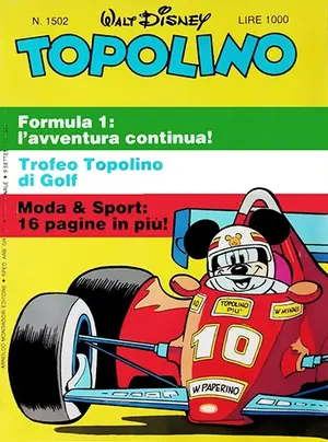 Copertina di TOPOLINO · 1502 — Topolino n. 1502