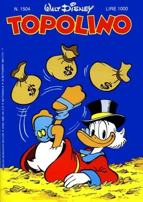 Copertina di TOPOLINO · 1504 — Topolino n. 1504