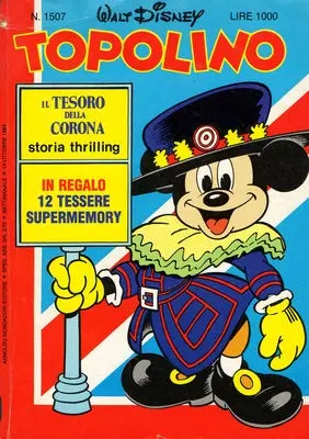 Copertina di TOPOLINO · 1507 — Topolino n. 1507