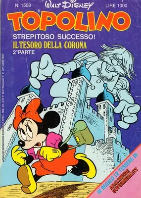 Copertina di TOPOLINO · 1508 — Topolino n. 1508