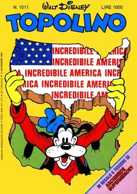 Copertina di TOPOLINO · 1511 — Topolino n. 1511