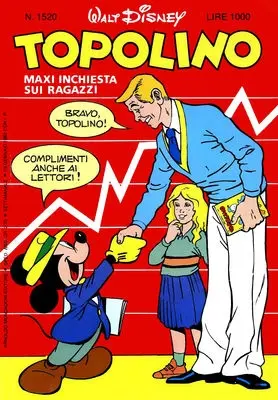 Copertina di TOPOLINO · 1520 — Topolino n. 1520