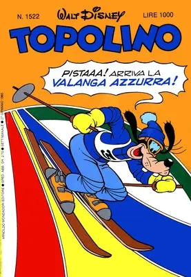 Copertina di TOPOLINO · 1522 — Topolino n. 1522