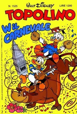 Copertina di TOPOLINO · 1525 — Topolino n. 1525