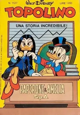 Copertina di TOPOLINO · 1527 — Topolino n. 1527