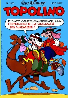 Copertina di TOPOLINO · 1528 — Topolino n. 1528