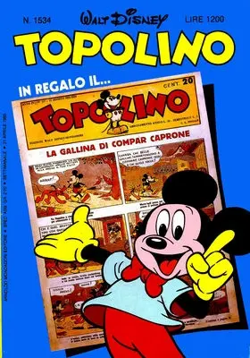 Copertina di TOPOLINO · 1534 — Topolino n. 1534