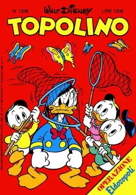 Copertina di TOPOLINO · 1538 — Topolino n. 1538