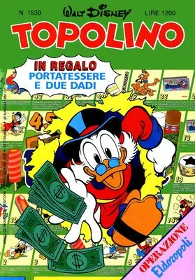 Copertina di TOPOLINO · 1539 — Topolino n. 1539