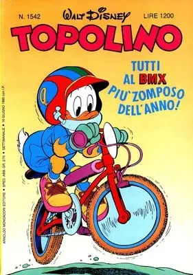 Copertina di TOPOLINO · 1542 — Topolino n. 1542