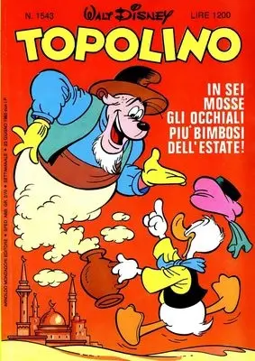 Copertina di TOPOLINO · 1543 — Topolino n. 1543