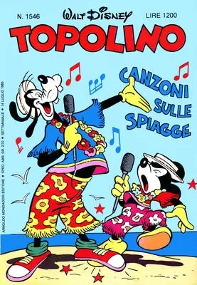 Copertina di TOPOLINO · 1546 — Topolino n. 1546
